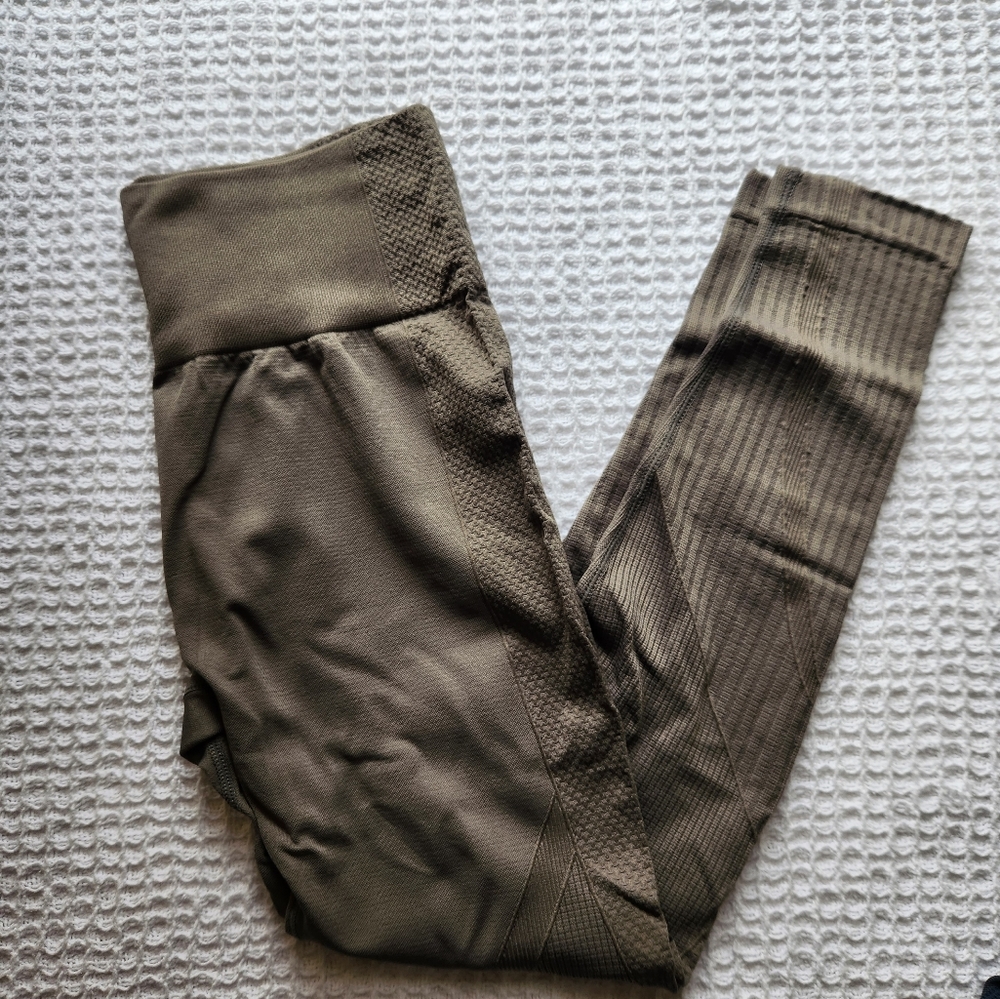 olive green leggings